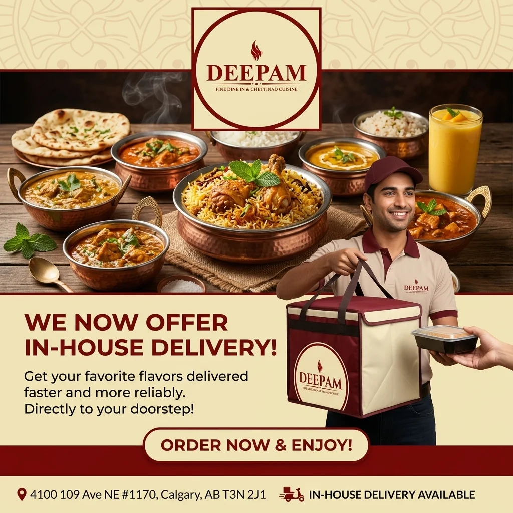 Deepam Chettinad Special Offer - Authentic South Indian Restaurant Calgary